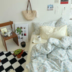 Sweet Floral Bedding Set / Cream Ever Lasting