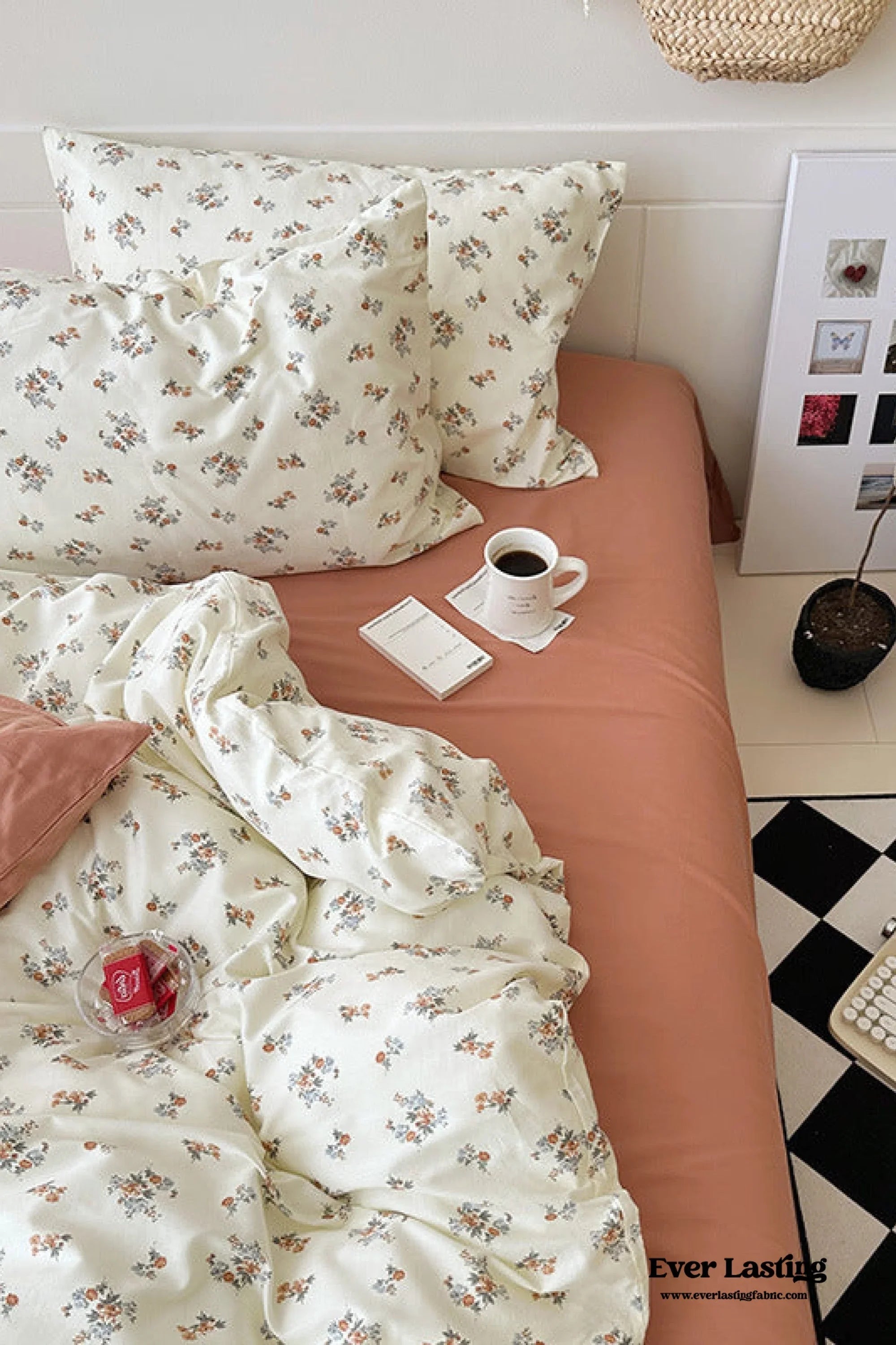 Sweet Floral Bedding Set / Purple Floral Ever Lasting