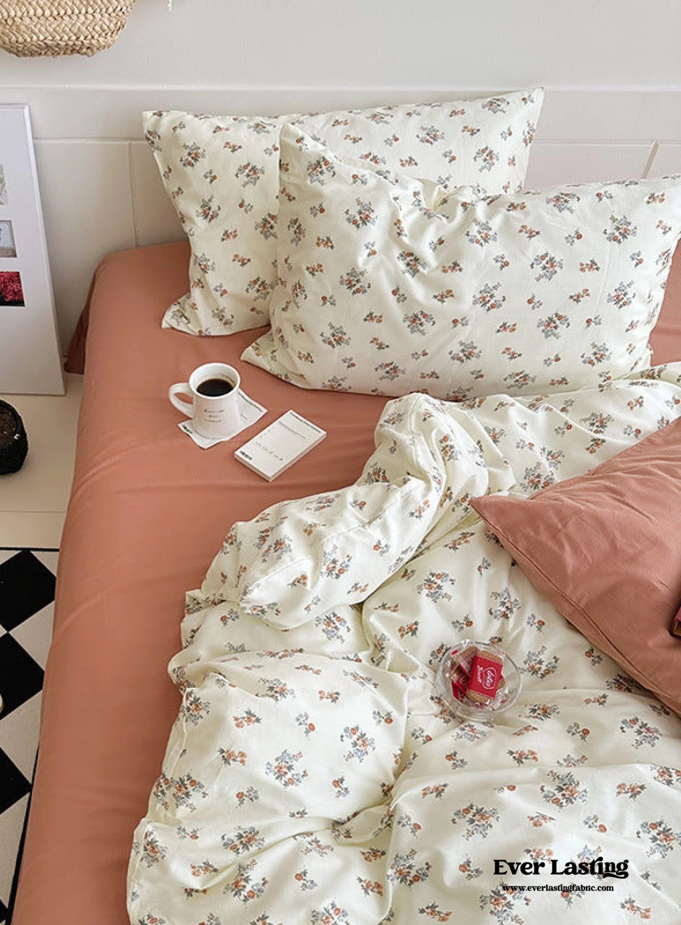 Sweet Floral Bedding Set / Purple Floral Ever Lasting