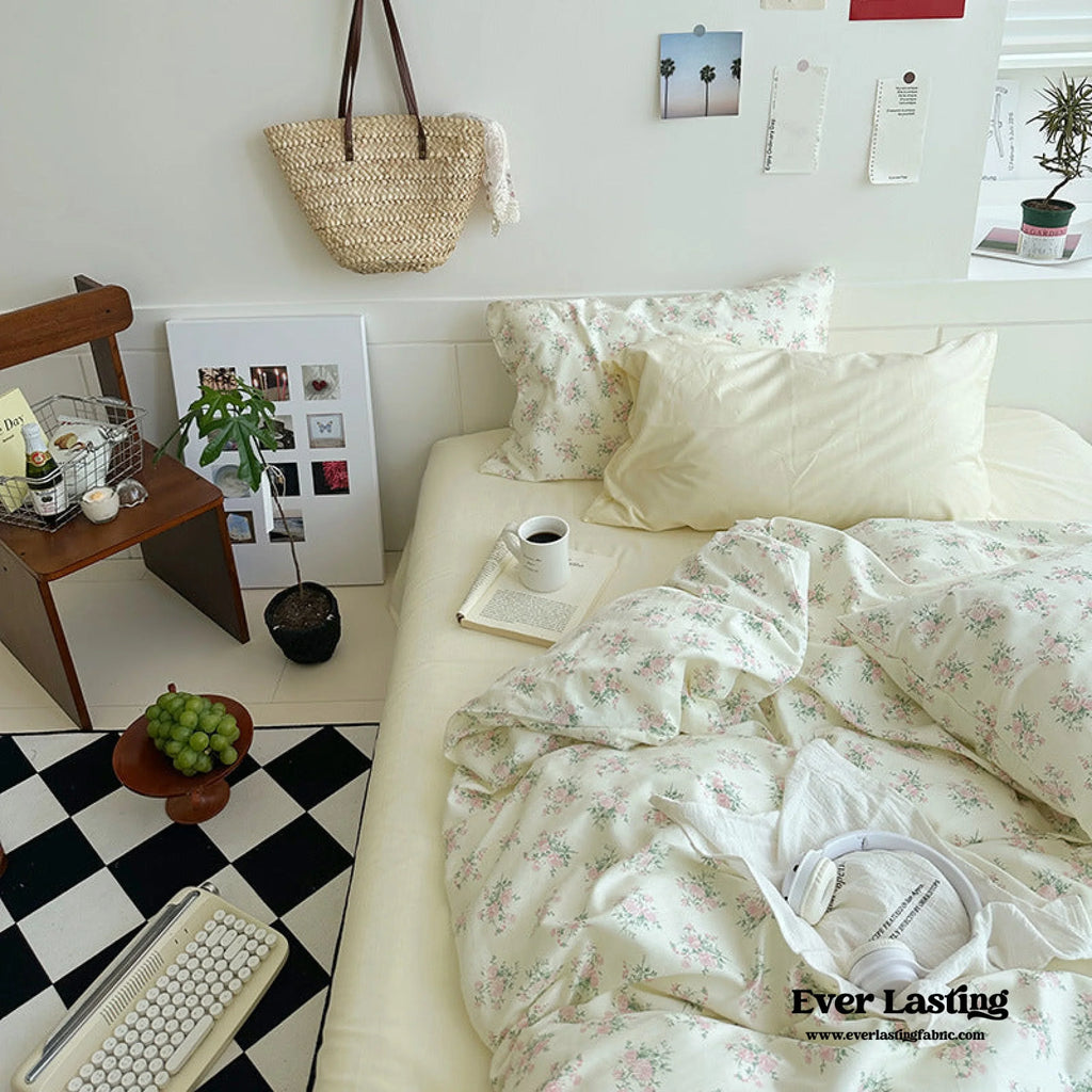Sweet Floral Bedding Set / Purple Floral Ever Lasting