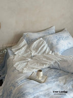 Sylvie Lace Gauze Bedding Set / Blue Sky Ever Lasting