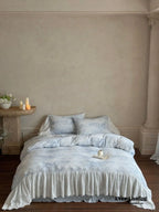 Sylvie Lace Gauze Bedding Set / Blue Sky Ever Lasting