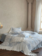 Sylvie Lace Gauze Bedding Set / Blue Sky Ever Lasting