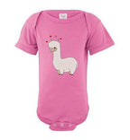 t-shirt: Alpaca Love Infant Fine Jersey Bodysuit Onesie