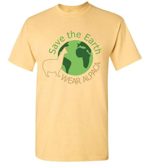 t-shirt: Save the Earth Wear Alpaca Gildan Short-Sleeve