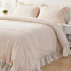 Tabitha Linen Duvet Cover Set Mélange Home