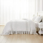 Tabitha Linen Duvet Cover Set Mélange Home