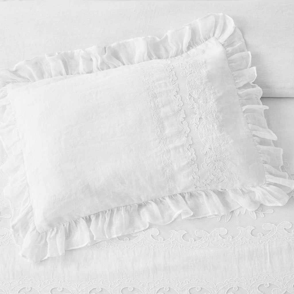Tabitha Linen Duvet Cover Set Mélange Home