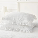 Tabitha Linen Duvet Cover Set Mélange Home