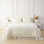 Tabitha Linen Duvet Cover Set Mélange Home