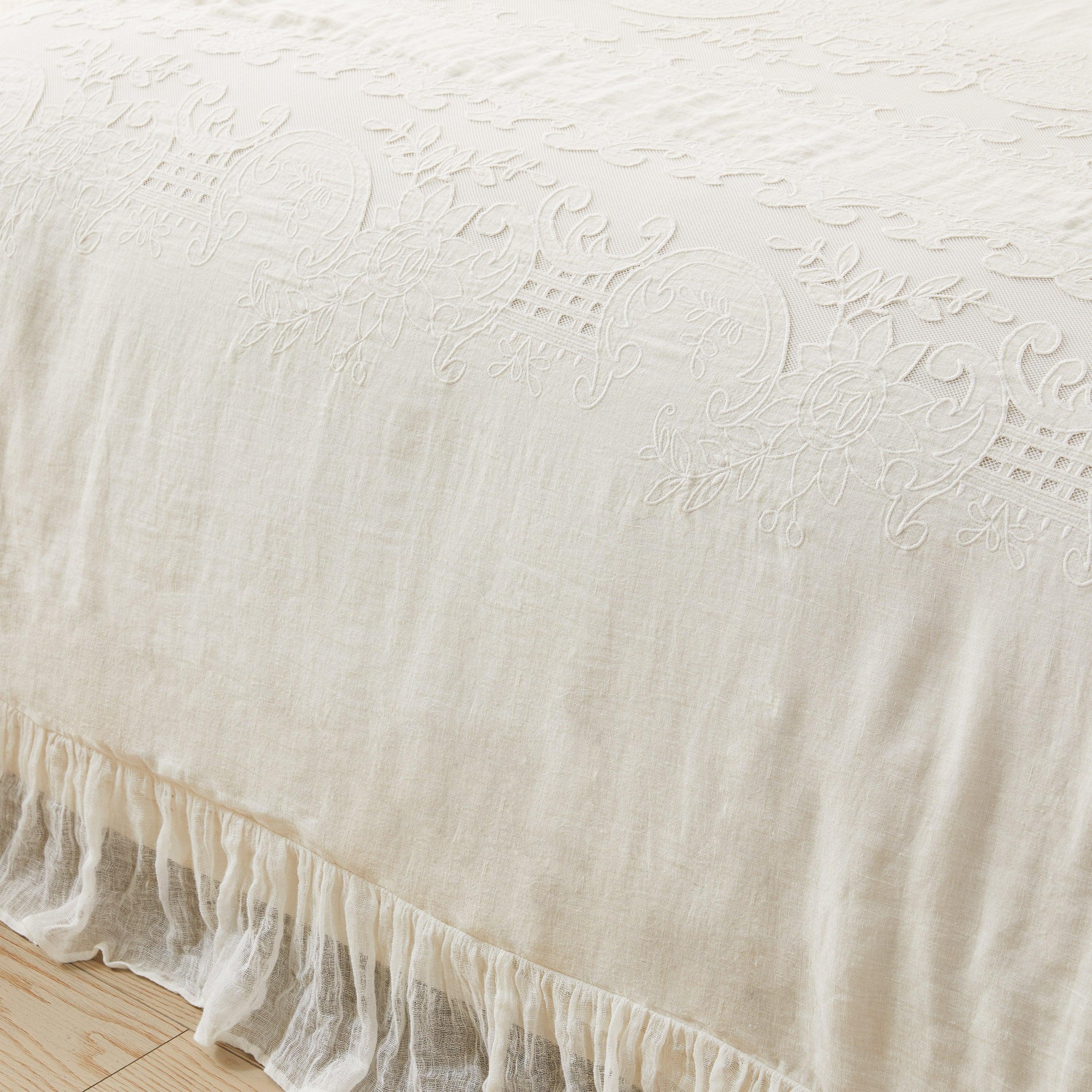 Tabitha Linen Duvet Cover Set Mélange Home