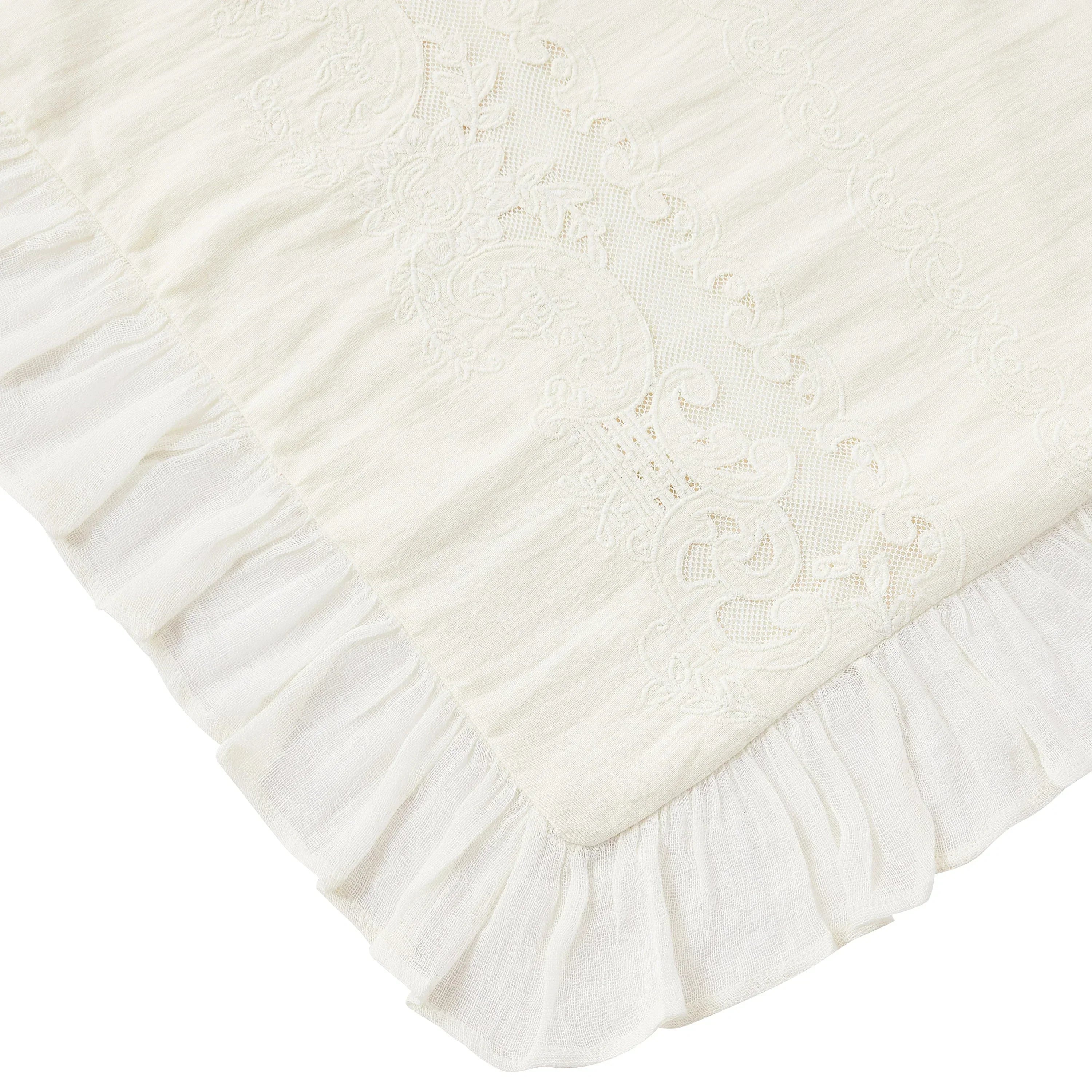Tabitha Linen Duvet Cover Set Mélange Home