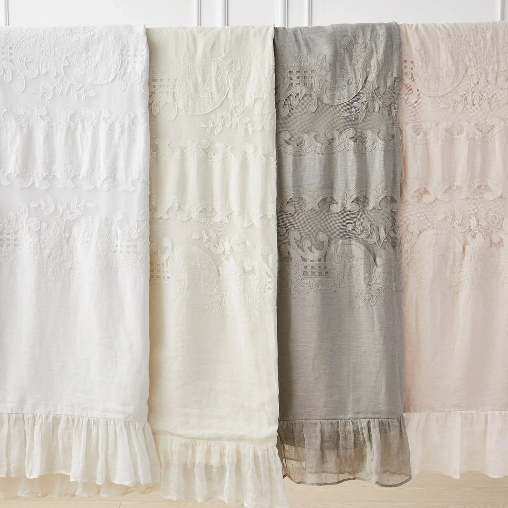 Tabitha Linen Duvet Cover Set Mélange Home