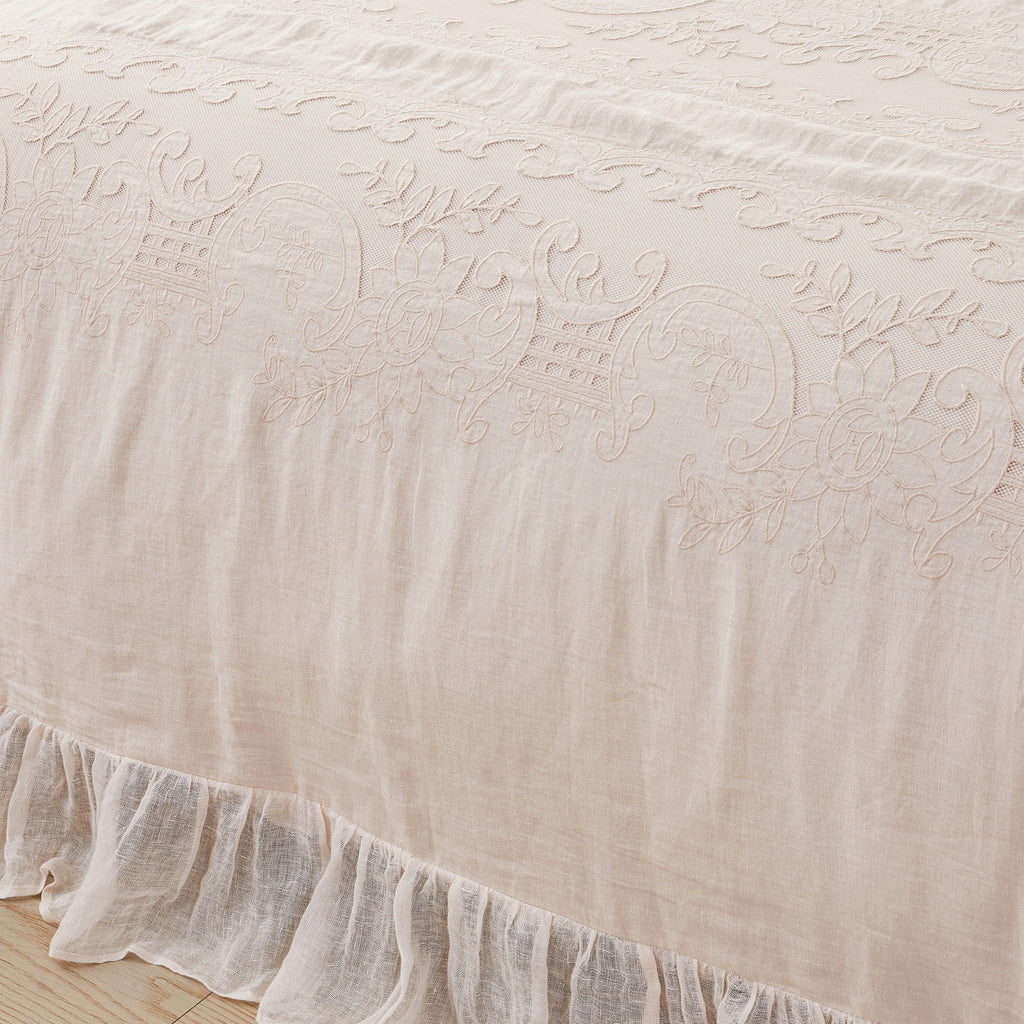 Tabitha Linen Duvet Cover Set Mélange Home