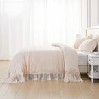 Tabitha Linen Duvet Cover Set Mélange Home