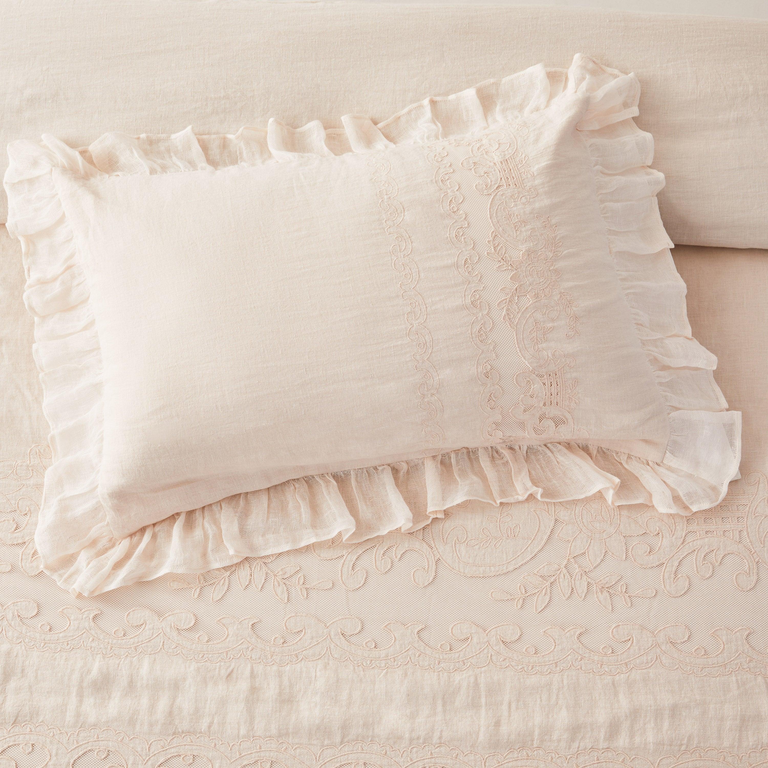Tabitha Linen Duvet Cover Set Mélange Home