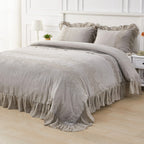 Tabitha Linen Duvet Cover Set Mélange Home