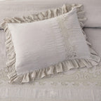 Tabitha Linen Duvet Cover Set Mélange Home