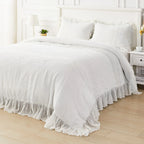 Tabitha Linen Duvet Cover Set Mélange Home