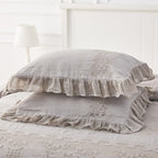 Tabitha Linen Duvet Cover Set Mélange Home