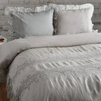 Tabitha Linen Duvet Cover Set Mélange Home