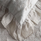Tabitha Linen Duvet Cover Set Mélange Home