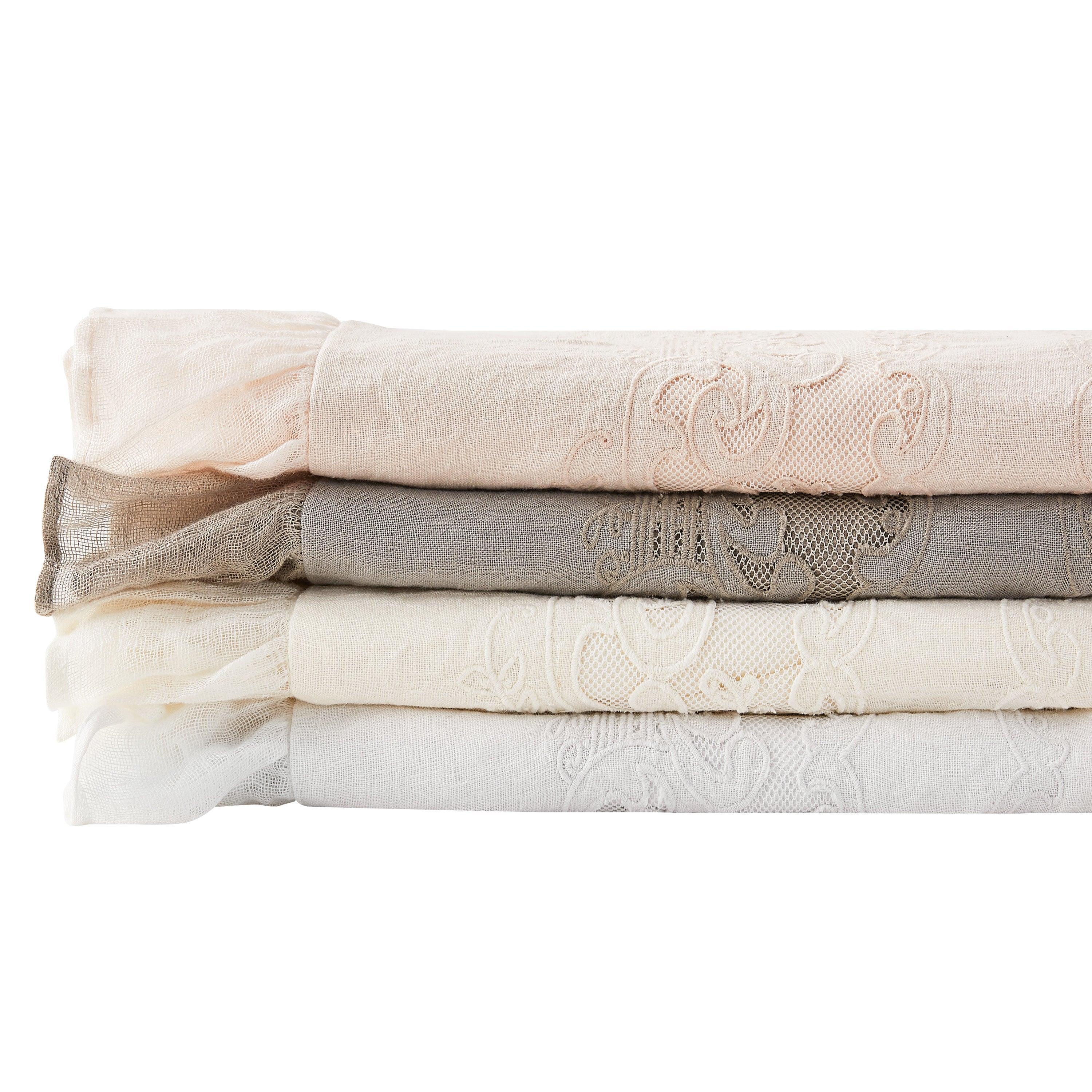 Tabitha Linen Duvet Cover Set Mélange Home