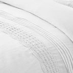 Tabitha Linen Duvet Cover Set Mélange Home