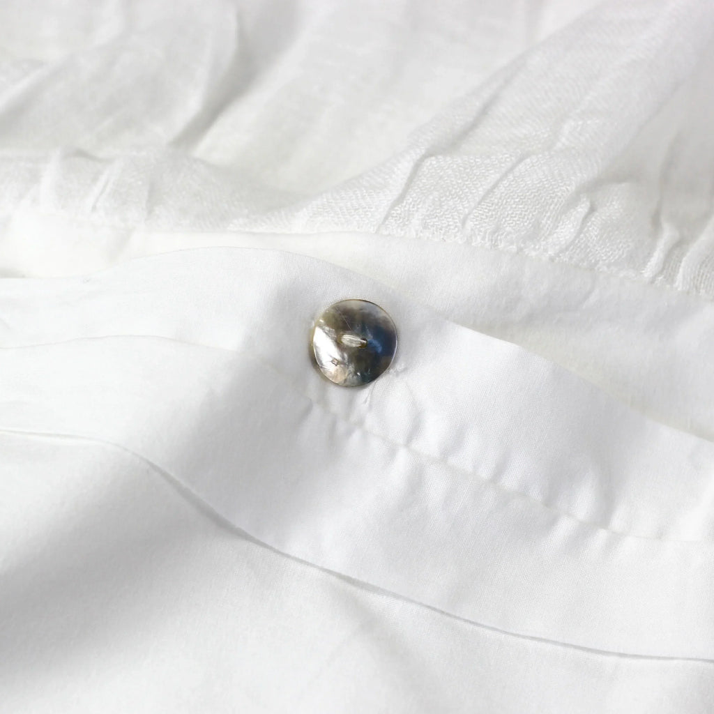 Tabitha Linen Duvet Cover Set Mélange Home
