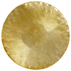 Brass Hammered Aluminium Coffee Table - House Of Avana