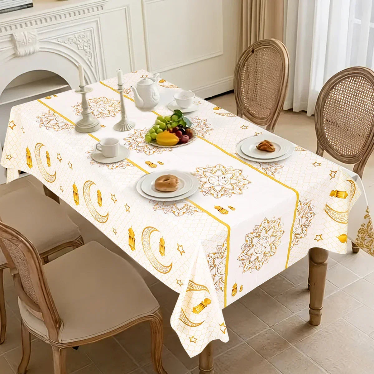 Table Cloth - Ramadan Mubarak Cotton Large
