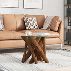 Coffee Table Solid Teak Driftwood - House Of Avana