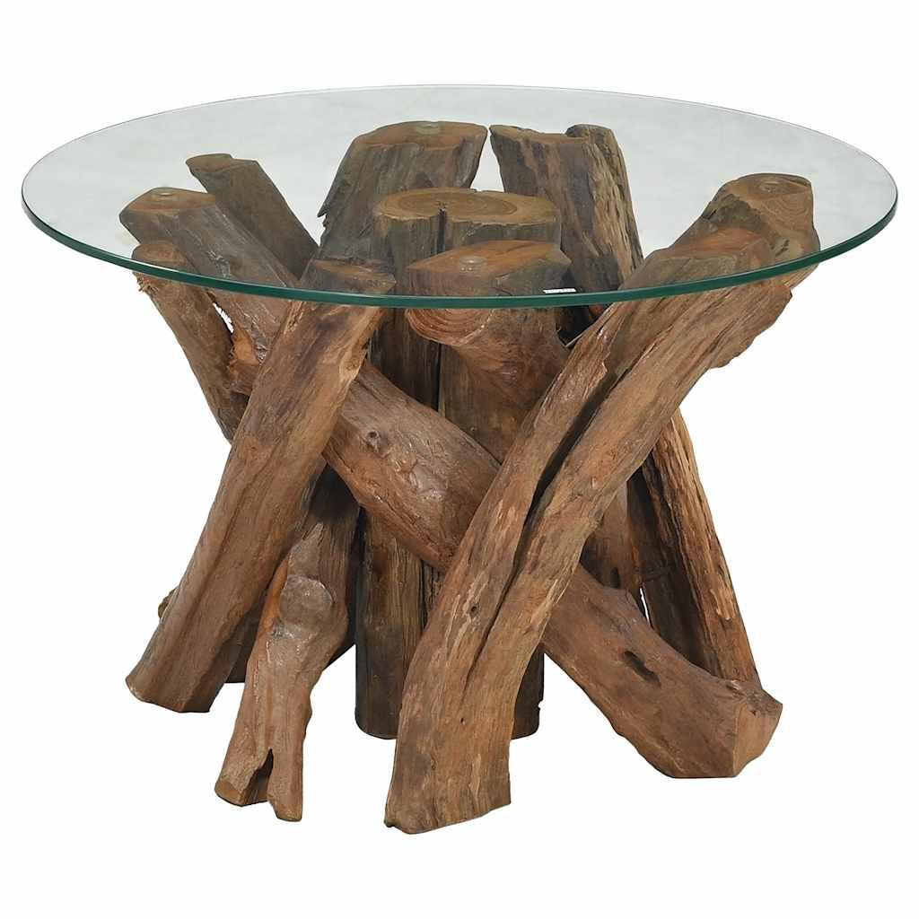 Coffee Table Solid Teak Driftwood - House Of Avana