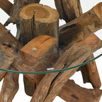 Coffee Table Solid Teak Driftwood - House Of Avana