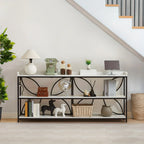 70.9 Extra Long Console Table with Outlets - House Of Avana