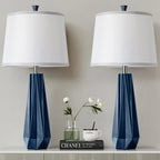 3 Color Temperature Table Lamps Set of 2, 27'' Navy Blue Modern Table Lamp for Living Room, Beside Lamp... - House Of Avana [[SKU:HOA-LMP-003]]