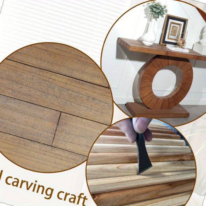 53.2 Inches Modern Minimalist Console Table with Circular Base, an Elegant Decorative Accent for... - House Of Avana