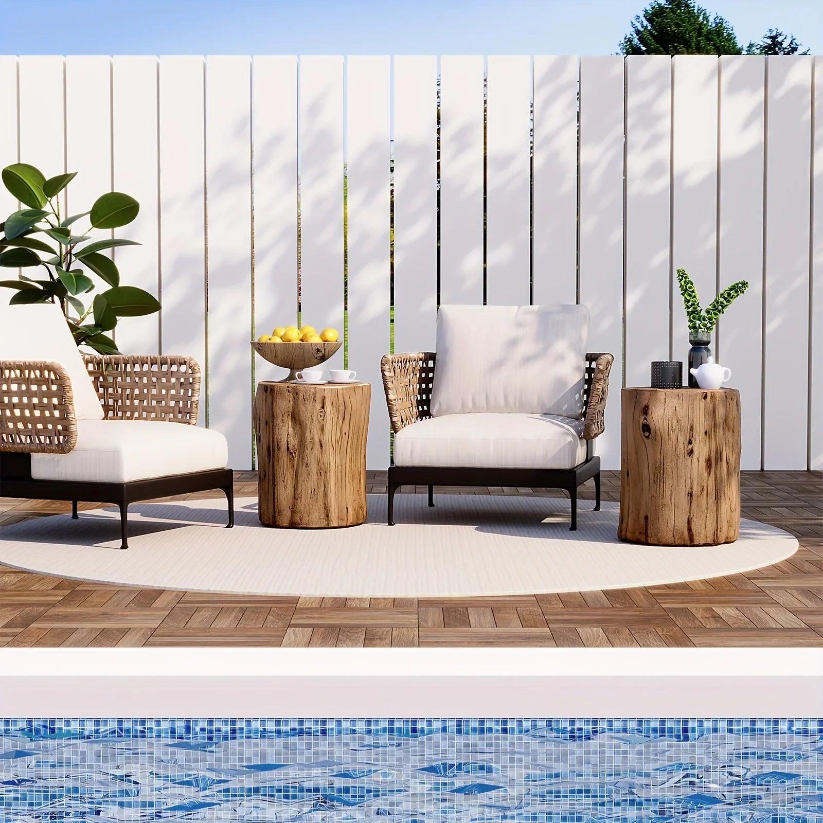 All-weather Outdoor Side Table - House Of Avana