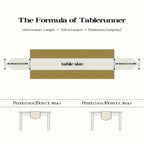 Table Runner - Decorative Polyester Star Moon