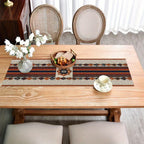 Table Runner - Geometric Polyester Striped