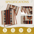 Table Runner - Geometric Polyester Striped