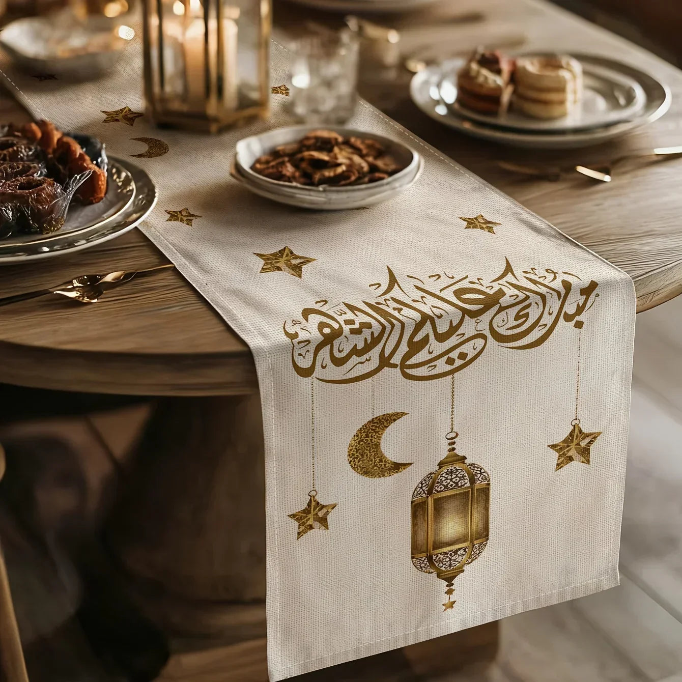 Table Runner - Rectangular Cotton Linen Rectangular