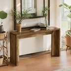 55 Inch Wooden Console Table, Console Table, Sofa Table, Foyer Table, Suitable for Entryway, Hallway or... - House Of Avana