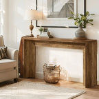 55 Inch Wooden Console Table, Console Table, Sofa Table, Foyer Table, Suitable for Entryway, Hallway or... - House Of Avana