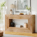 59 Inch Wooden Console Table, Console Table, Sofa Table, Foyer Table with Storage - House Of Avana