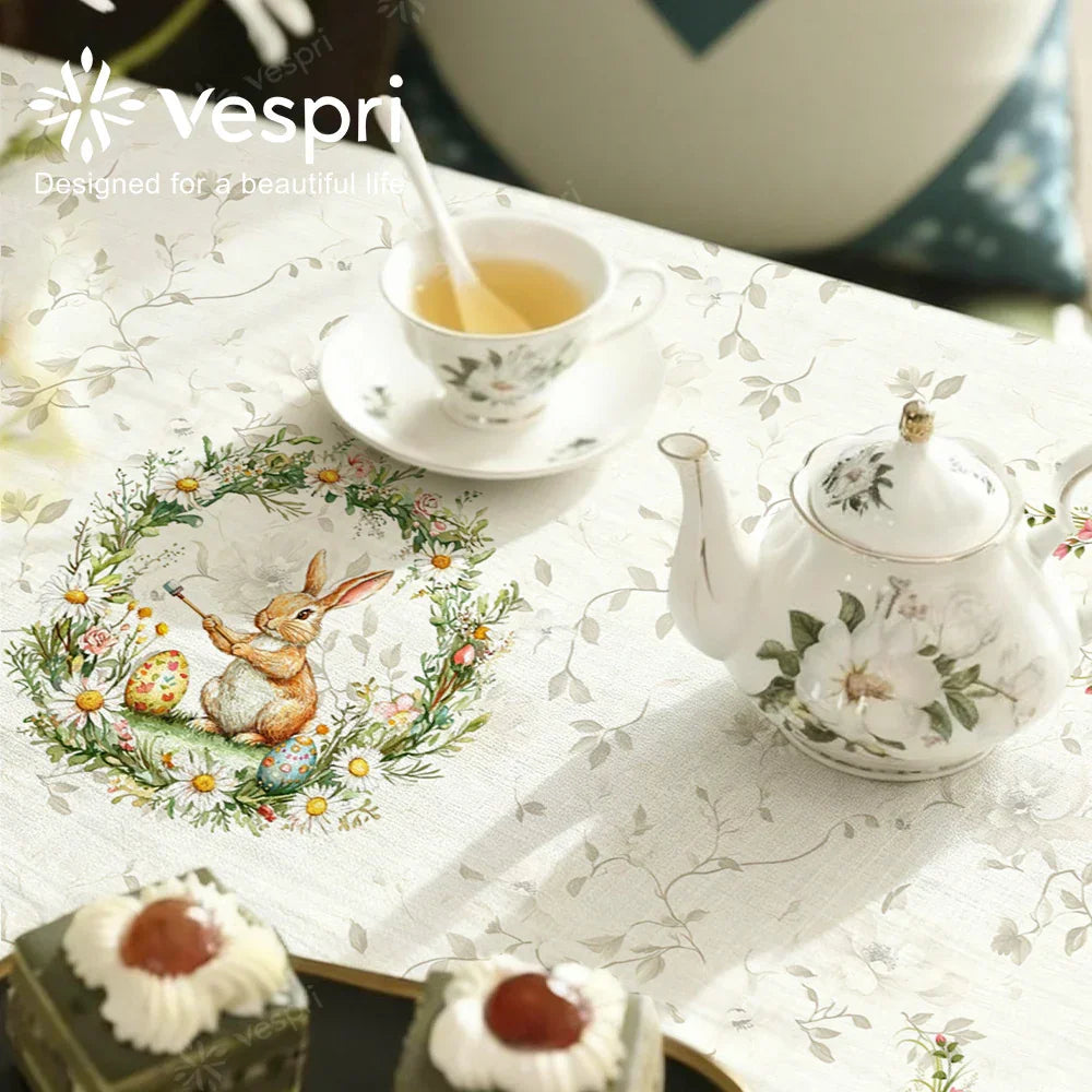 Tablecloth - Decorative Floral Round