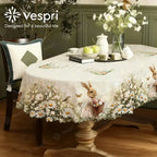 Tablecloth - Decorative White Round