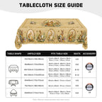 Tablecloth - Vintage Floral Polyester Round