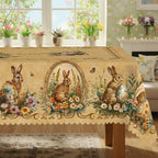 Tablecloth - Vintage Floral Polyester Round
