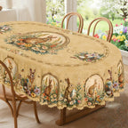 Tablecloth - Vintage Floral Polyester Round